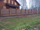 Забор из ДПК (древесно-полимерного композита)
